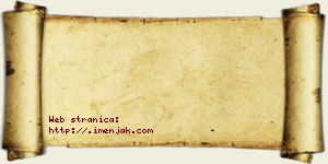 Andjelina Mrmak vizit kartica